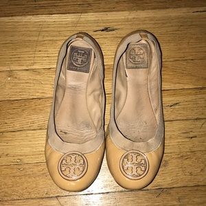 Tory Burch nude flats